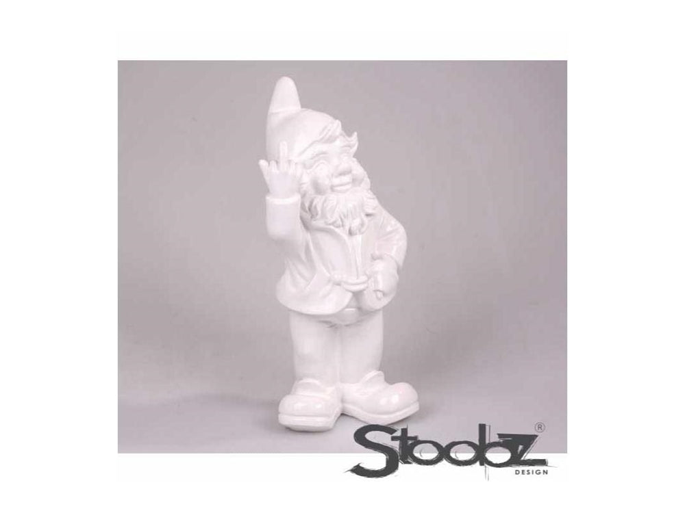 Stoobz Design Stoobz Gnom f*ck you weiß 20cm