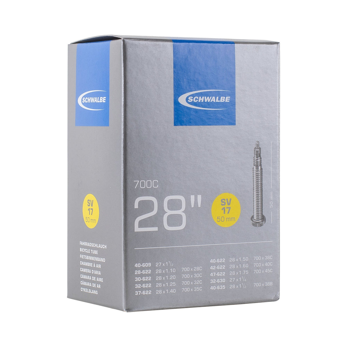 Schwalbe Innenrohr SV17 28 Zoll (28 47-622 635) SV 50 mm