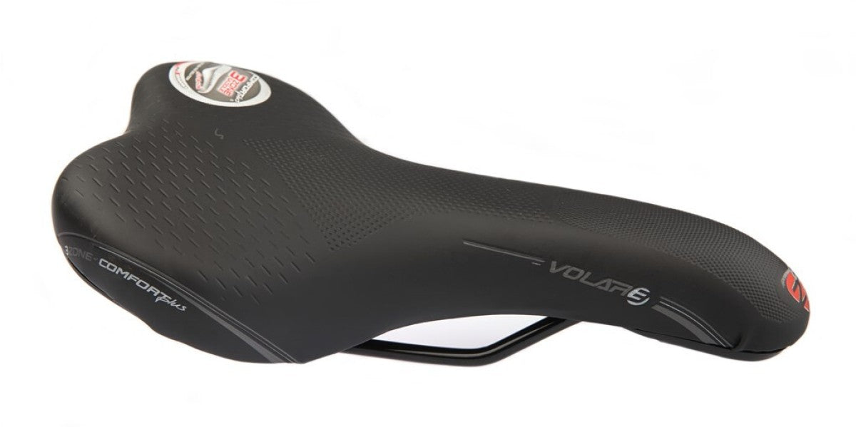 Sattel Selle Bassano Volare Hybrid Unisex 280 x 150 Schwarz