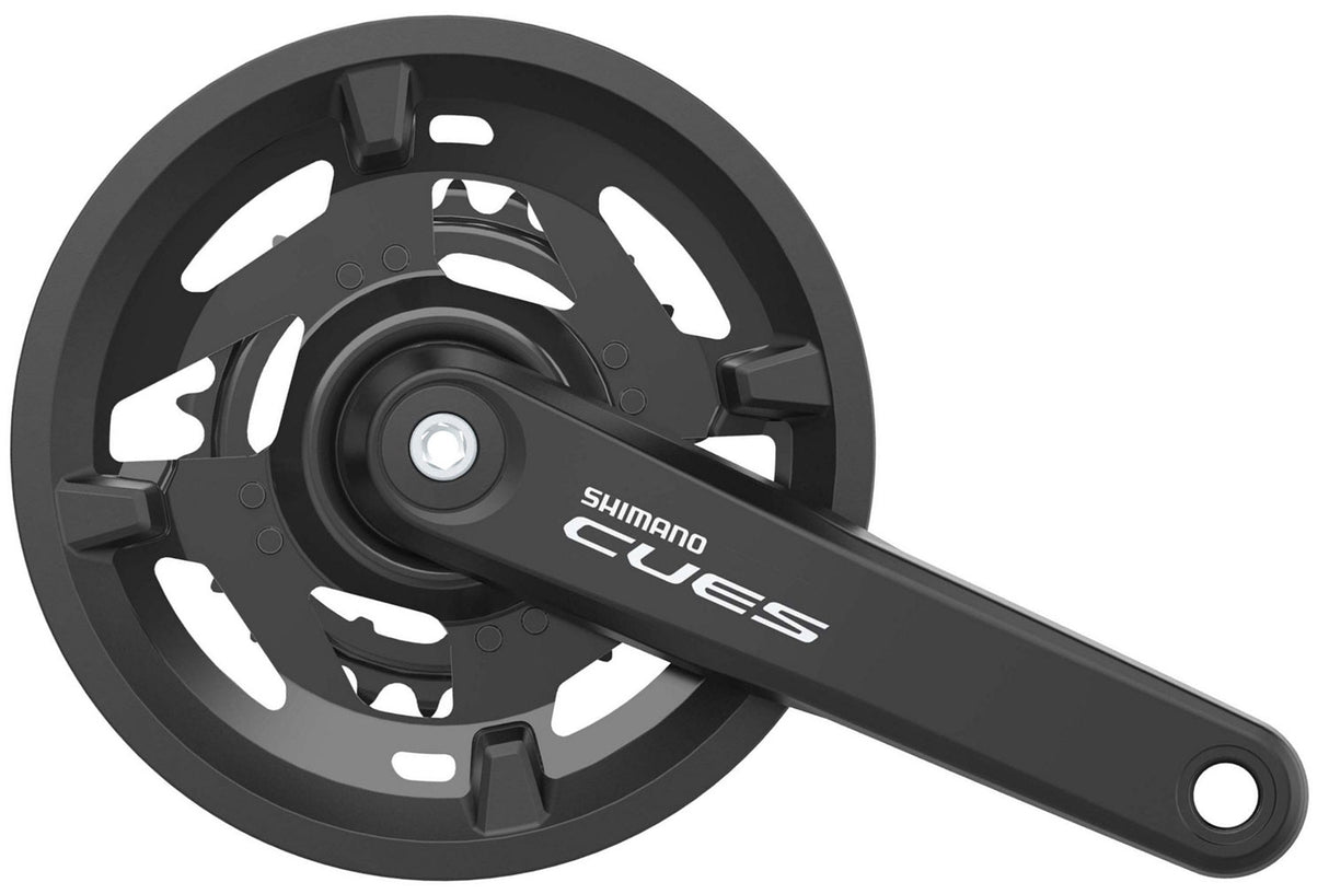 Shimano Cues FC-U4010 9 10 11-Gang-Kurbel 40 26 mit Kettenschutz