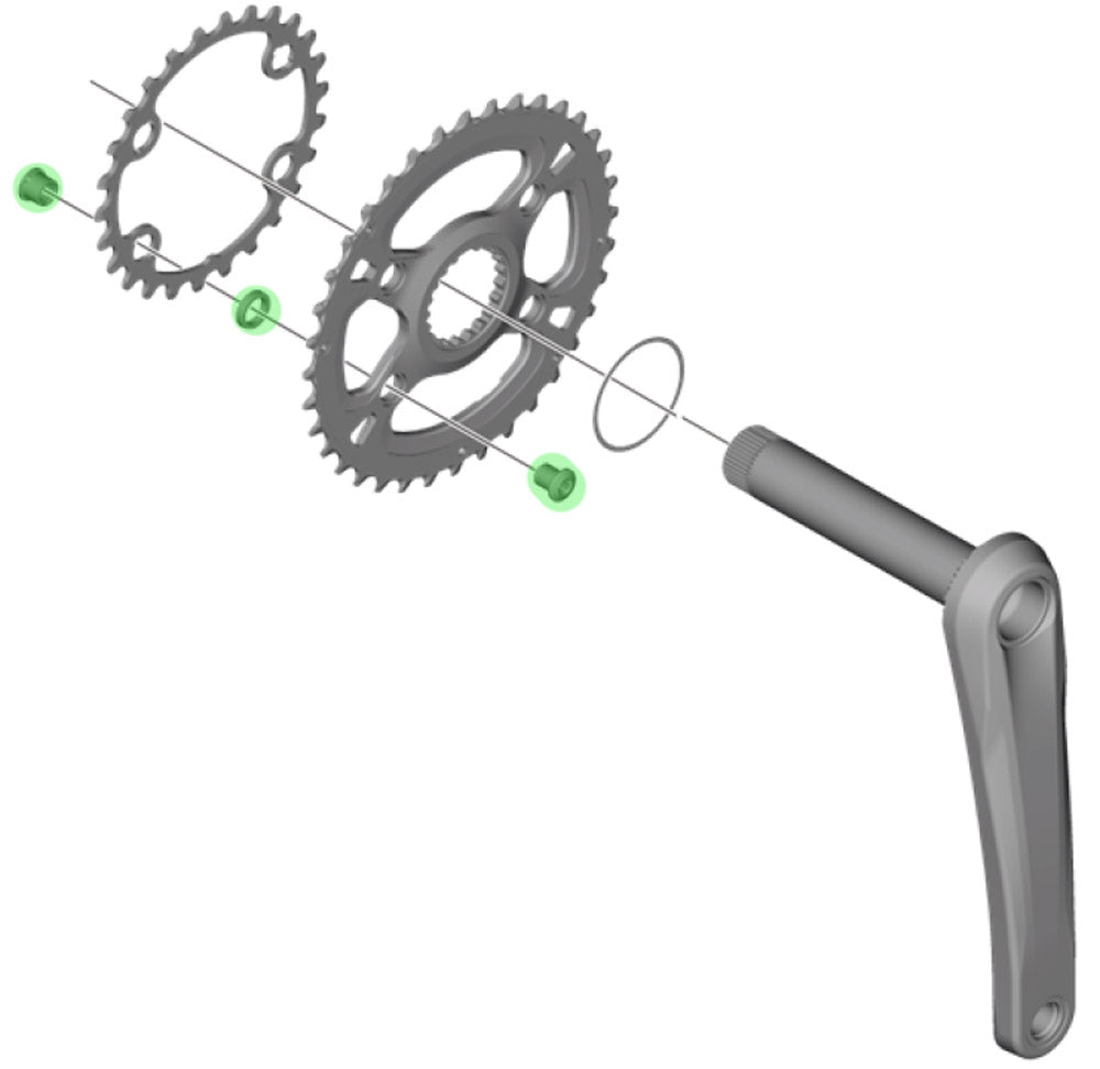 Shimano-Kettungspapiere deore XT FC-M8100