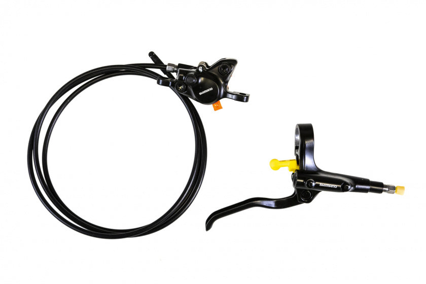 Shimano MT200 REM SET HYDRAULIC150 CM Scheibenbremse hinten rechts schwarz schwarz
