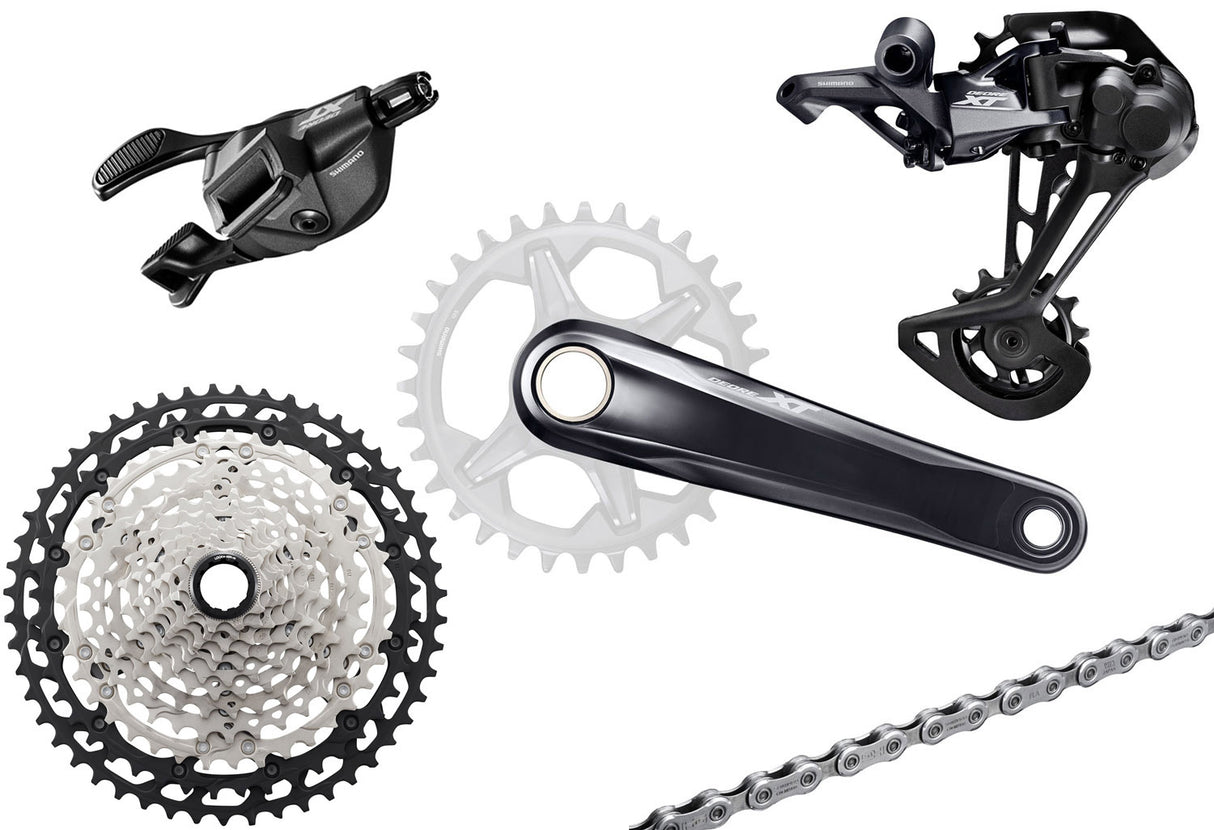Shimano XT M8100 1x12-fach Gruppe i-spec EV 165mm 10-51