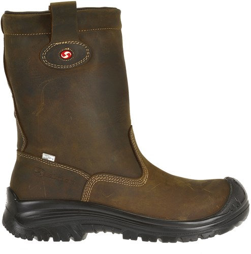 Sixton Sicherheitsstiefel Montana HDRY gefüttert S3 42 braun