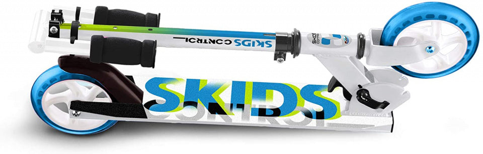 Skids Control 2-Radkinder-Faltbremsbremse weiß Blau