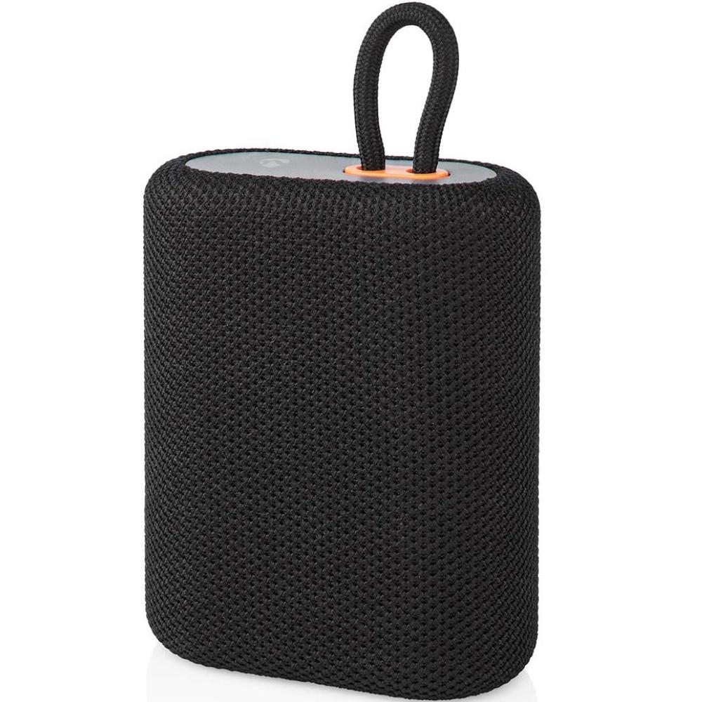 Nedis Bluetooth-Lautsprecher | maximale Akkulaufzeit: 7 Stunden | Handheld-Design | 7 w | mono | eingebautes Mikrofon | verknüpfbar | schwarz - spbt2005bk