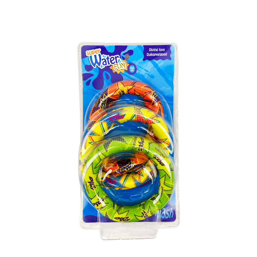 Splash duikspeelgoed ringen 3 stuks