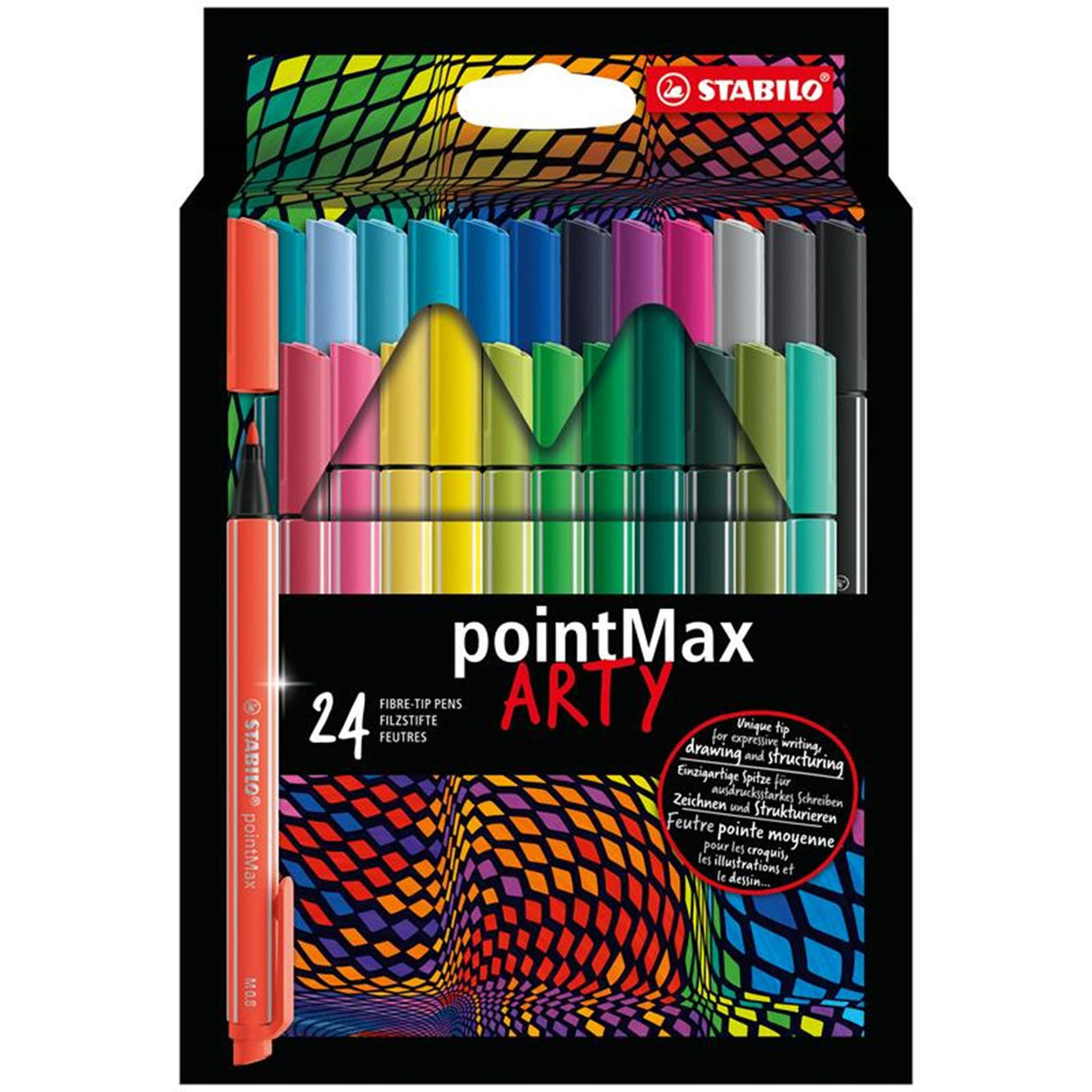Stabilo pointmax Federmäppchen 24 Farben