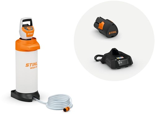Stihl WSA 40.0 Set Druckwassertank | 10l | inkl. 2 Achsbatterien und 1 Ladegerät - sa090118510