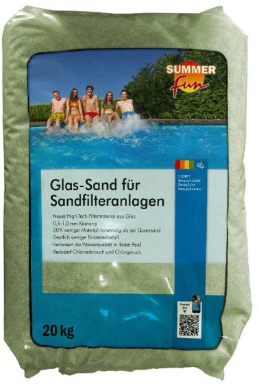 Sommerspaß Filterglas für Sandfilter 20 kg 0,5-1,0 mm