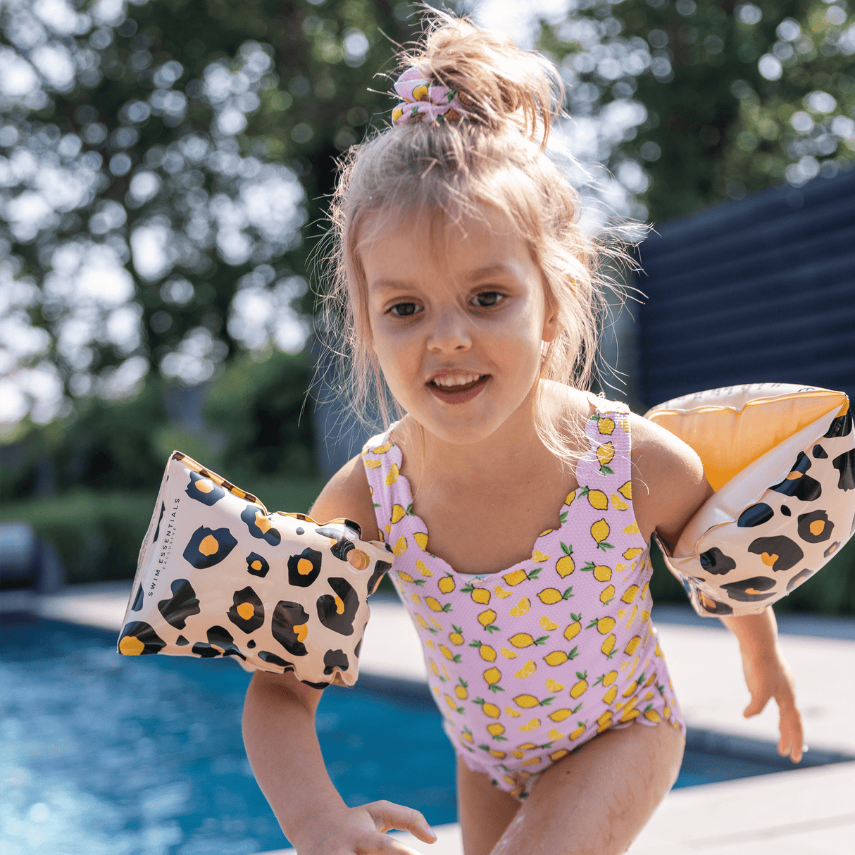 Safari-Chic | Beige Schwimmarmbänder 2-6 Jahre