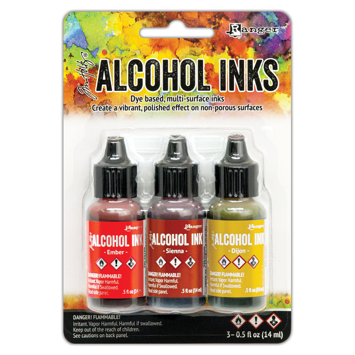 Ranger Tinte Ranger • Tim Holtz Alkoholtinten Ember, Sienna Dijon 14 ml
