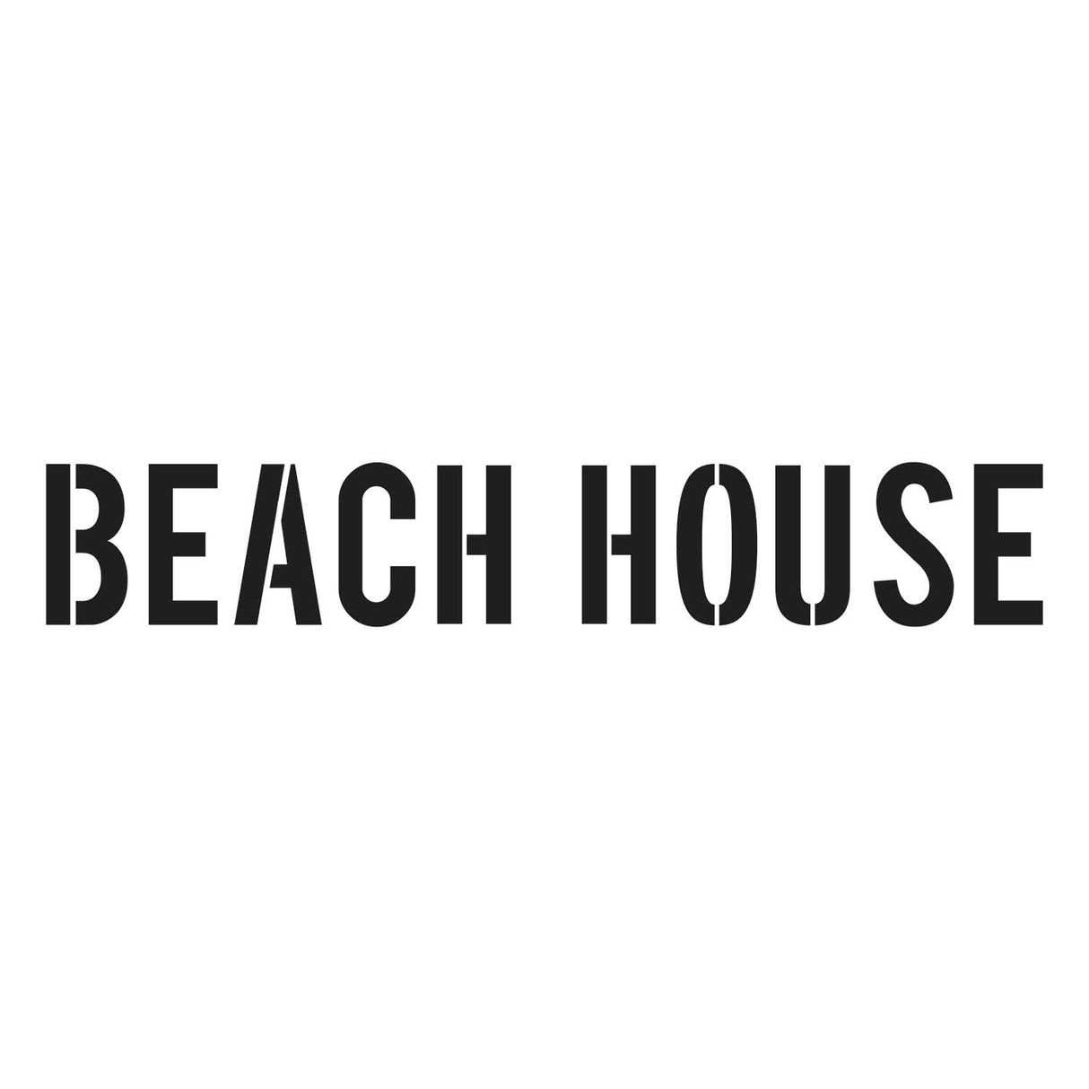 Die Werkstatt des Handwerkers • Vorlage 16,5x6 Strandhaus