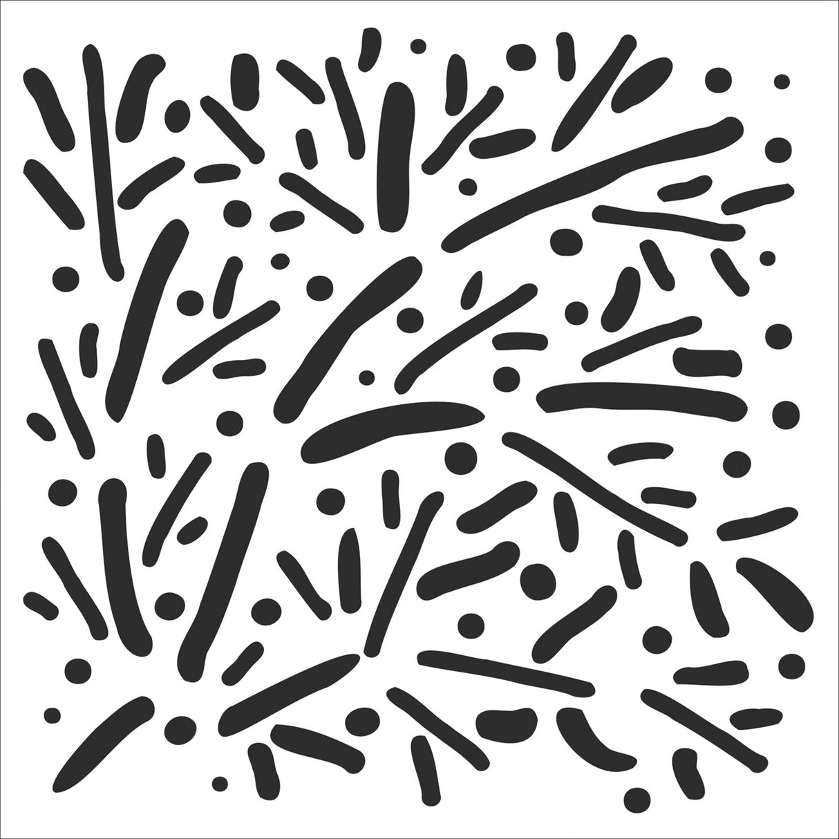 Die Werkstatt des Handwerkers • Vorlage 30,5 x 30,5 cm verstreute Zweige