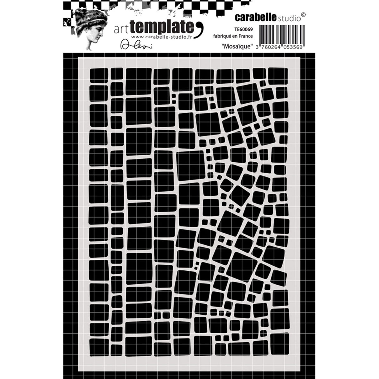 Carabelle Studio • Vorlage 10,5x14,8cm Mosaik von Alexi