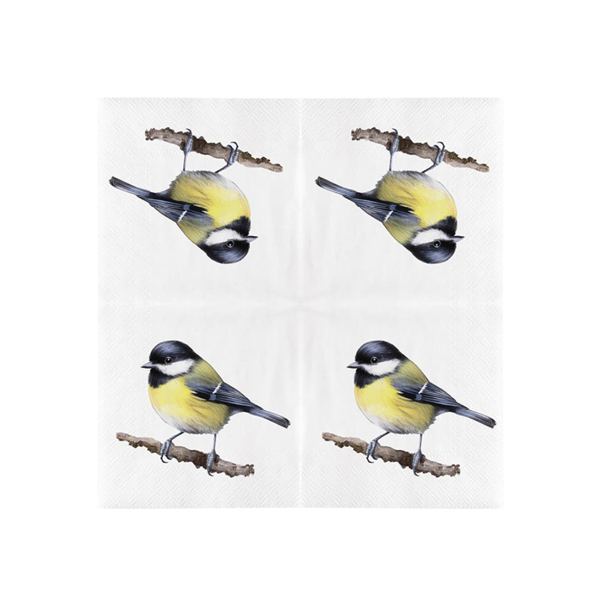 Esschert Design Servietten Kohlmeise 33cm