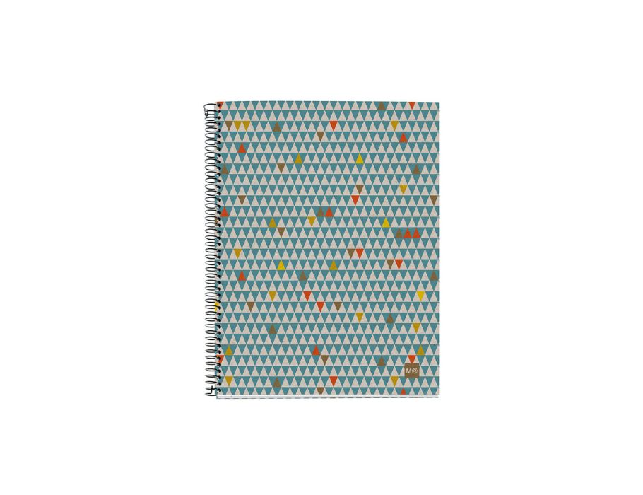 Miquelrius Notebook - Dreiecke - A5 kariert - 120 Seiten
