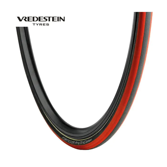 Vredestein 21-622 Fortezza Pro Tube schwarz-rot 28040