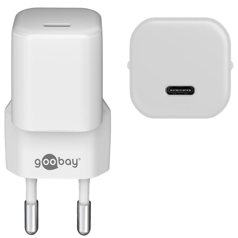 Goobay Lightning USB-C PD Ladeset Nano (20 W)