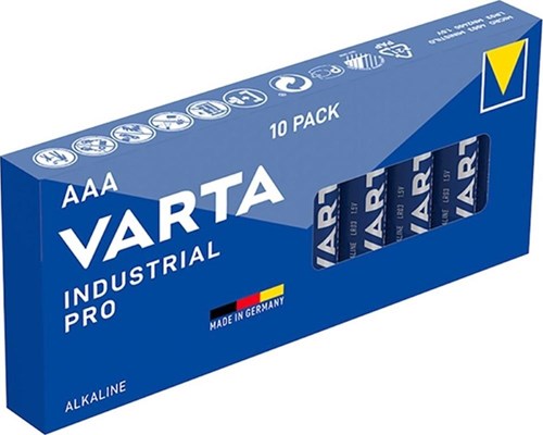 Varta Industrial AAA R03 Tablett 10 Stück – 3015365