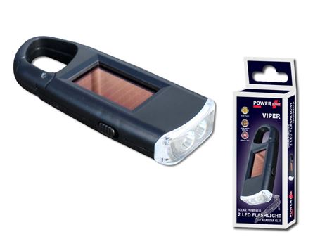 PowerPlus Mini Taschenlampe Viper - mit Karabijn -Haken