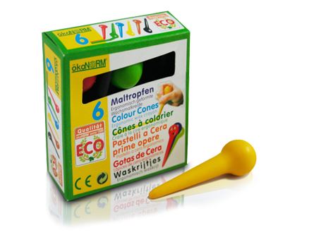 Ökonorm Wachsmalstifte Stift - Farbe - 6 Stück