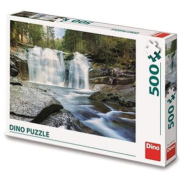 Dinotoys Dino-Puzzle – Mumlava-Wasserfälle in der Tschechischen Republik – 500 Teile