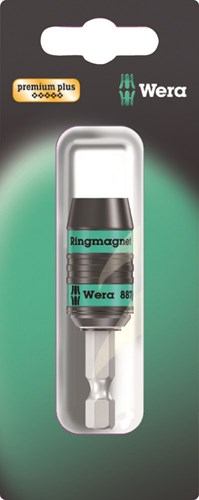 Wera 887 4 RR SB Rapidaptor Universal-Bithalter mit Ringmagnet, 1 4 Zoll x 57 mm – 1 Stück – 05073511001