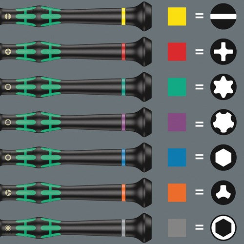 Wera Kraftform Micro 12 Elektronik Elektronik-Schraubendreher-Set 12-teilig – 05134000001