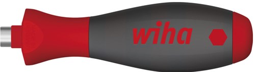Wiha 28102 Schraubendreher mit Bithalter Soft Finish magnetisch 1 4 112 mm - 32160