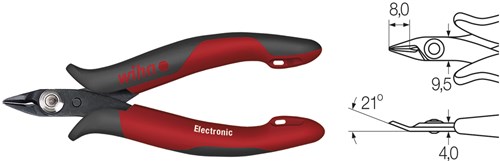 Wiha Zijkniptang elektronisch