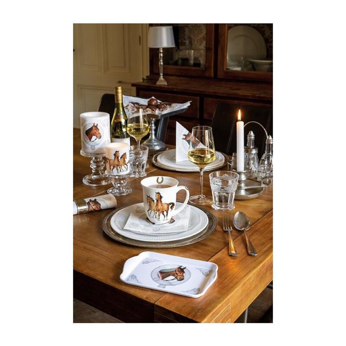 Ambiente Serviette 33 Wildpferde