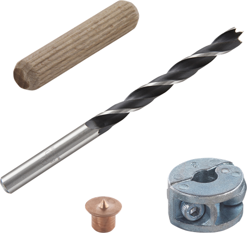 Wolfcraft Dübelset | ø8mm | 28-teilig | 1 Satz - 2917000