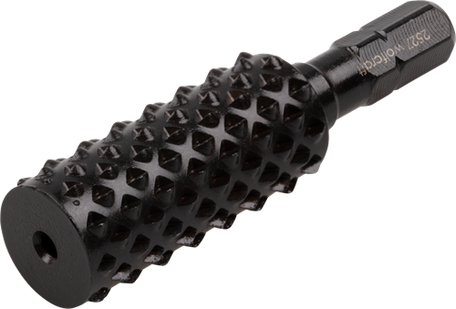 Wolfcraft Profilreibe | zylindrisch | 6-seitig | ø13,5 x 30 mm | 1 Stück - 2527000