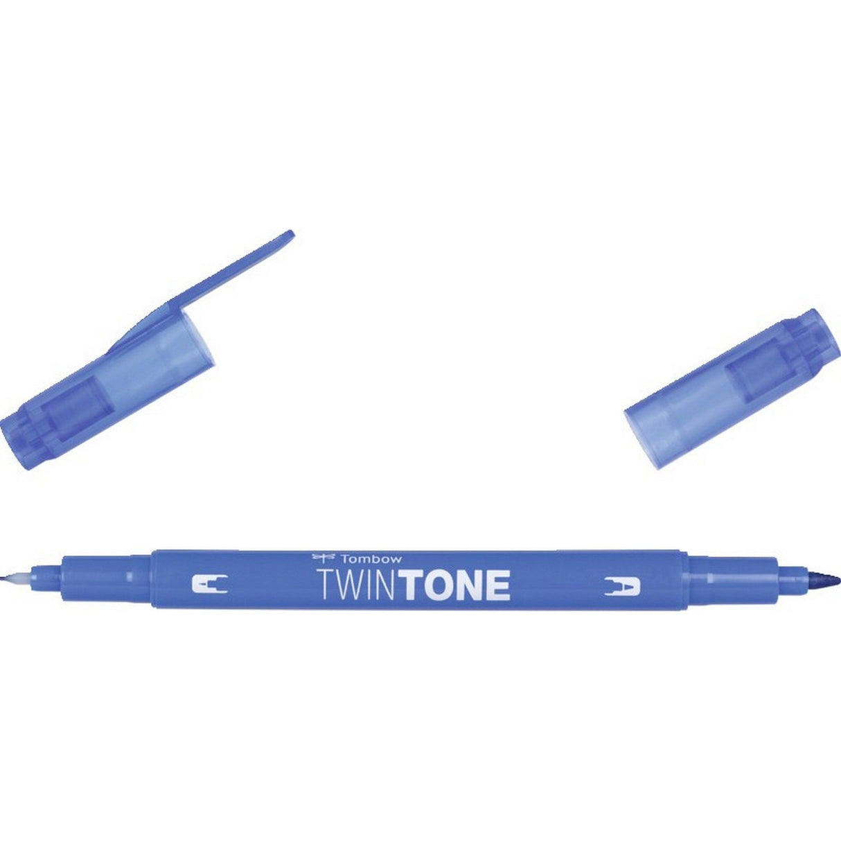 Tombow • Twintone-Pinselstift mit zwei Spitzen, blau
