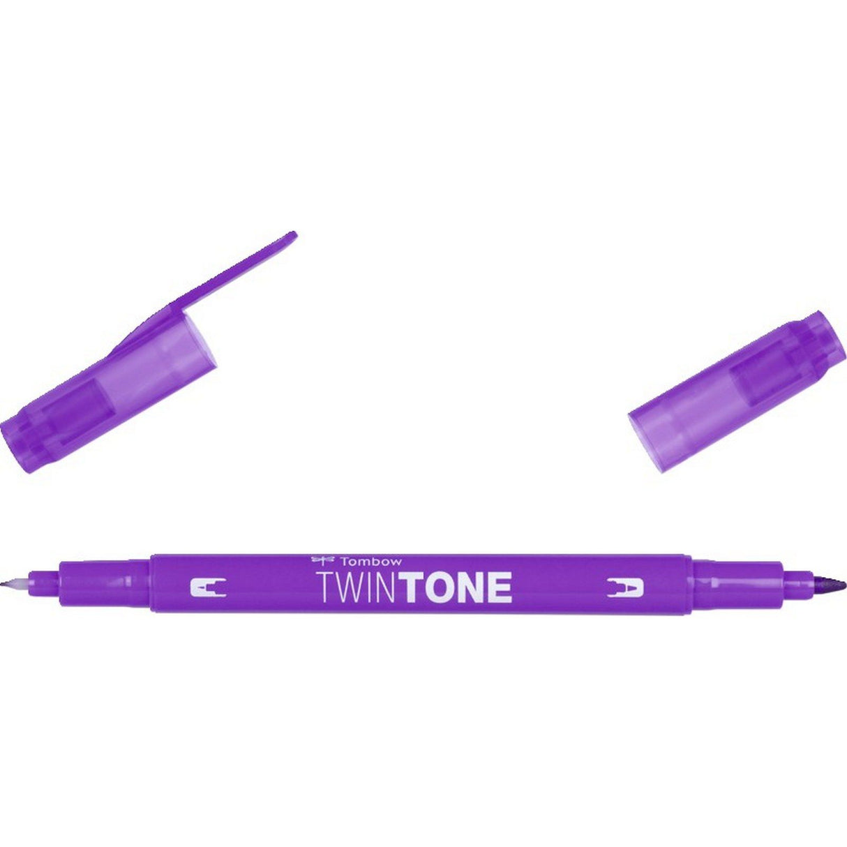 Tombow • Twintone-Pinselstift mit zwei Spitzen, violett