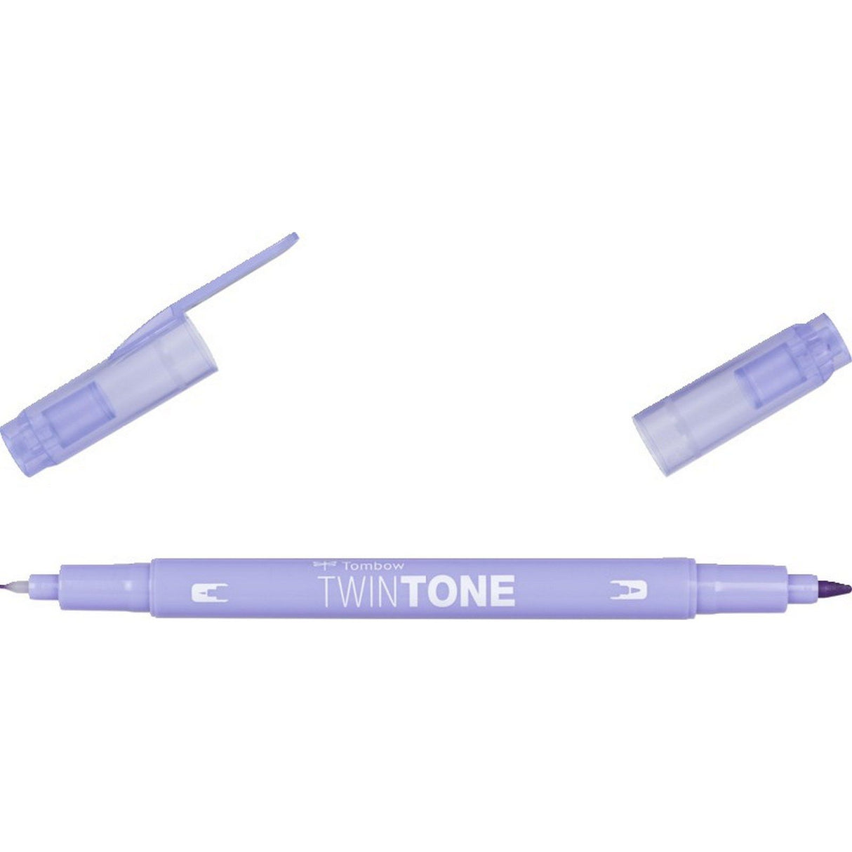 Tombow • Twintone-Pinselstift mit zwei Spitzen, blassviolett