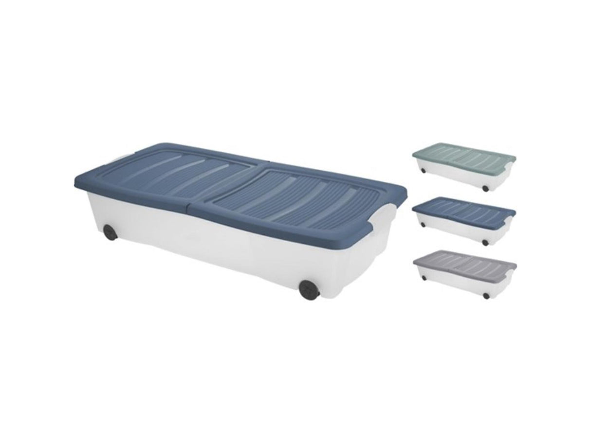 Excellent houseware rollerbox, op wielen, 80x40x17 50 liter