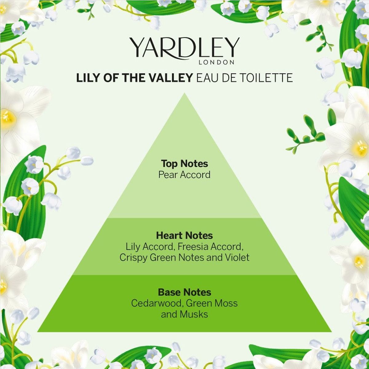Yardley London Lily of the Valley Eau de Toilette 125 ml