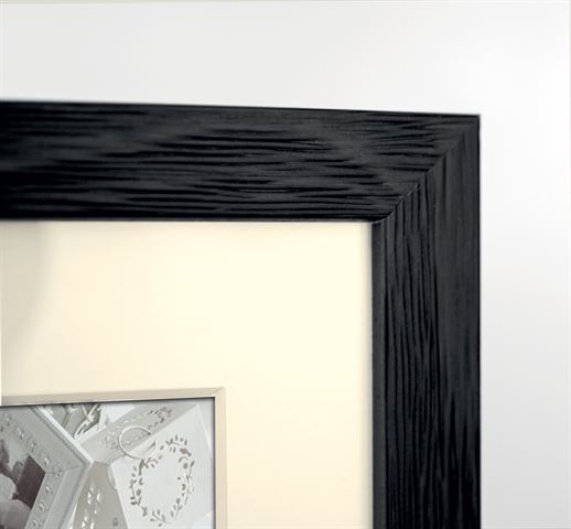 Zep Bilderrahmen V33105 Regent 5 Schwarz 3x 10x15 cm (23x40)
