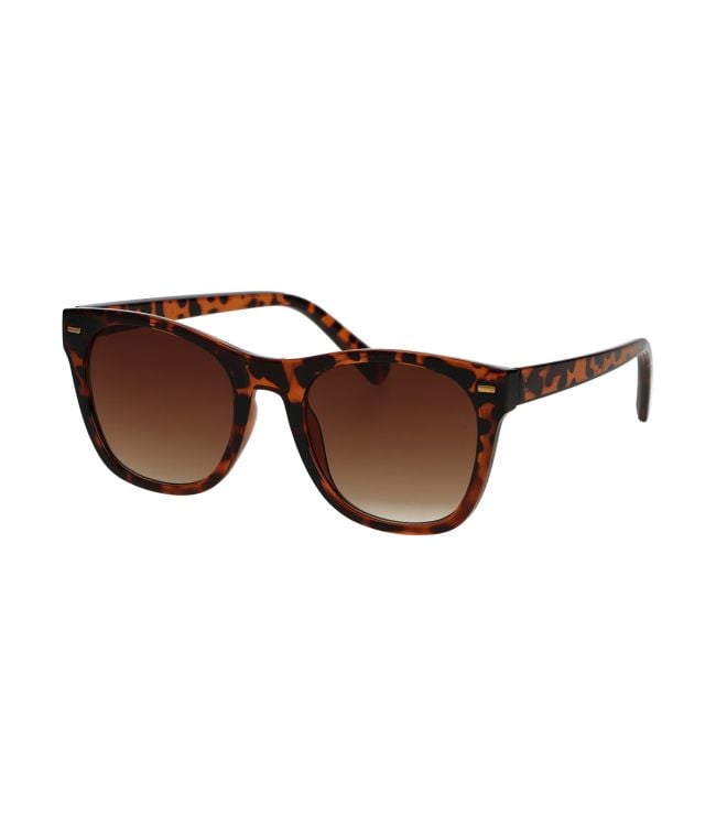 Spectrum-Sonnenbrille mit quadratischem Statement-Design in Schildpattoptik für Damen