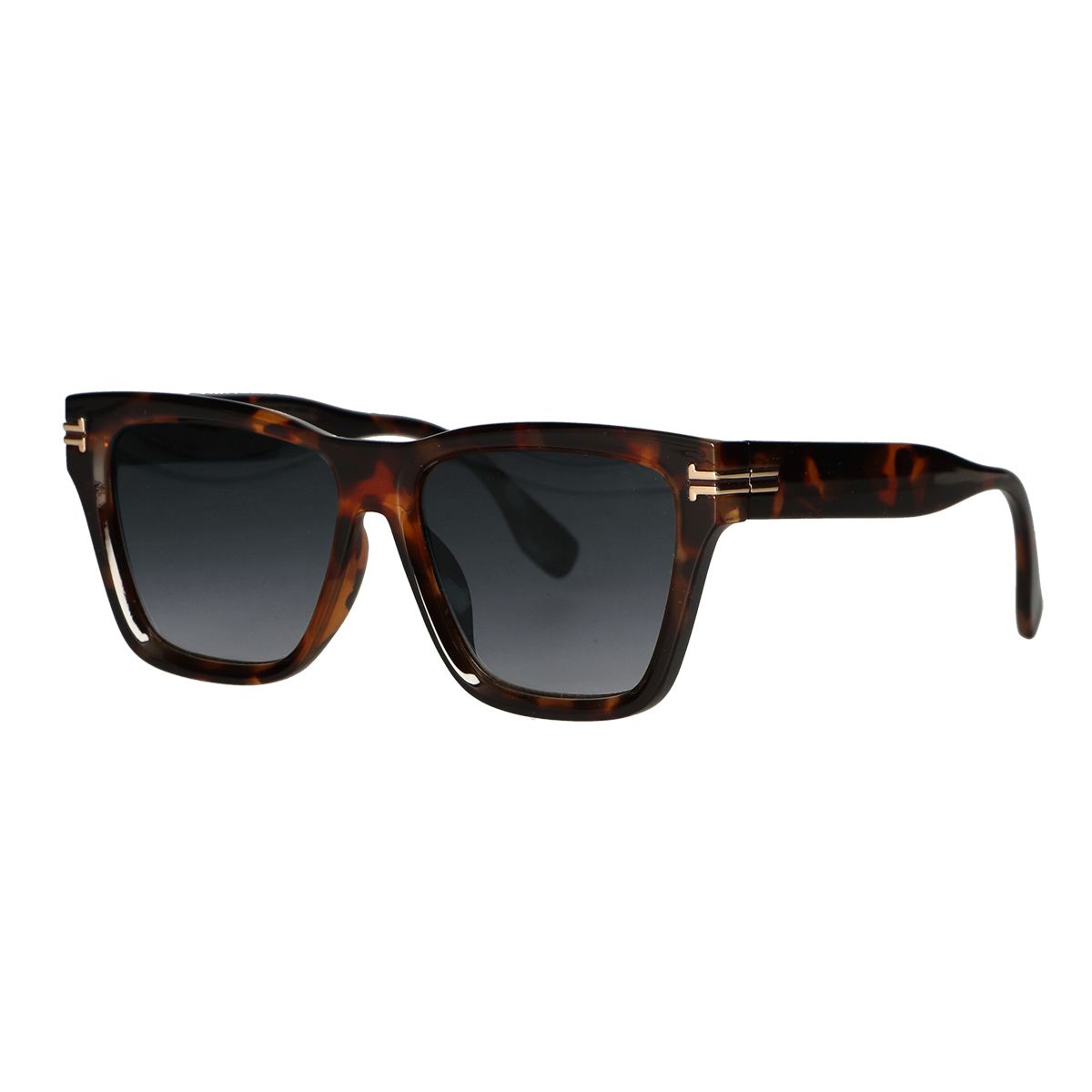 Spectrum Sonnenbrille quadratisches Schildpatt-Rauchglas Damen