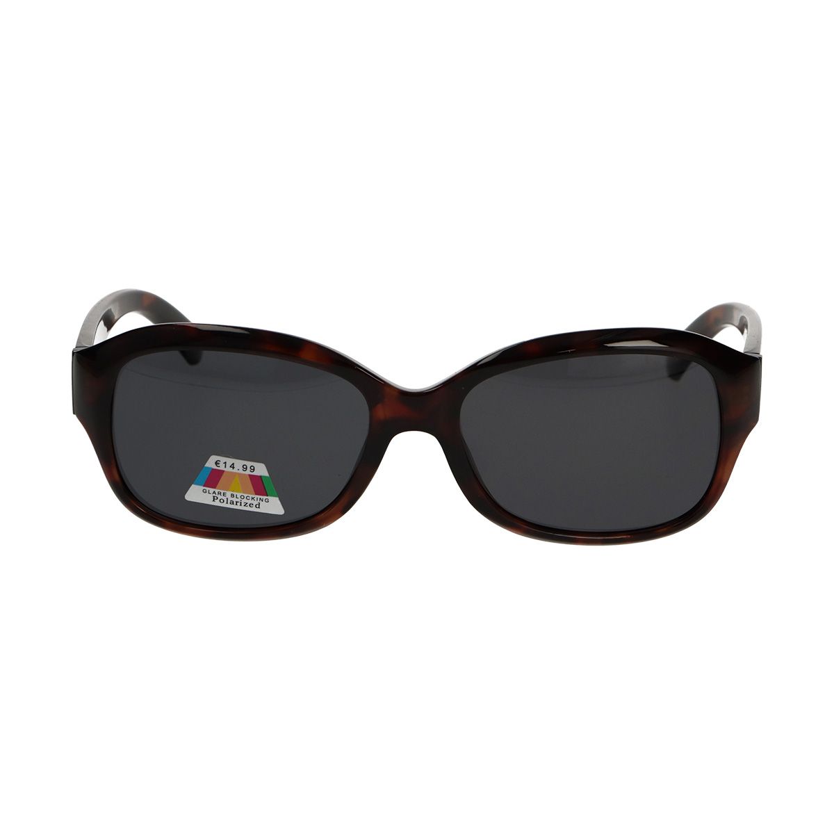 Spectrum polarisierte Sonnenbrille oval schildpattgrau Damen