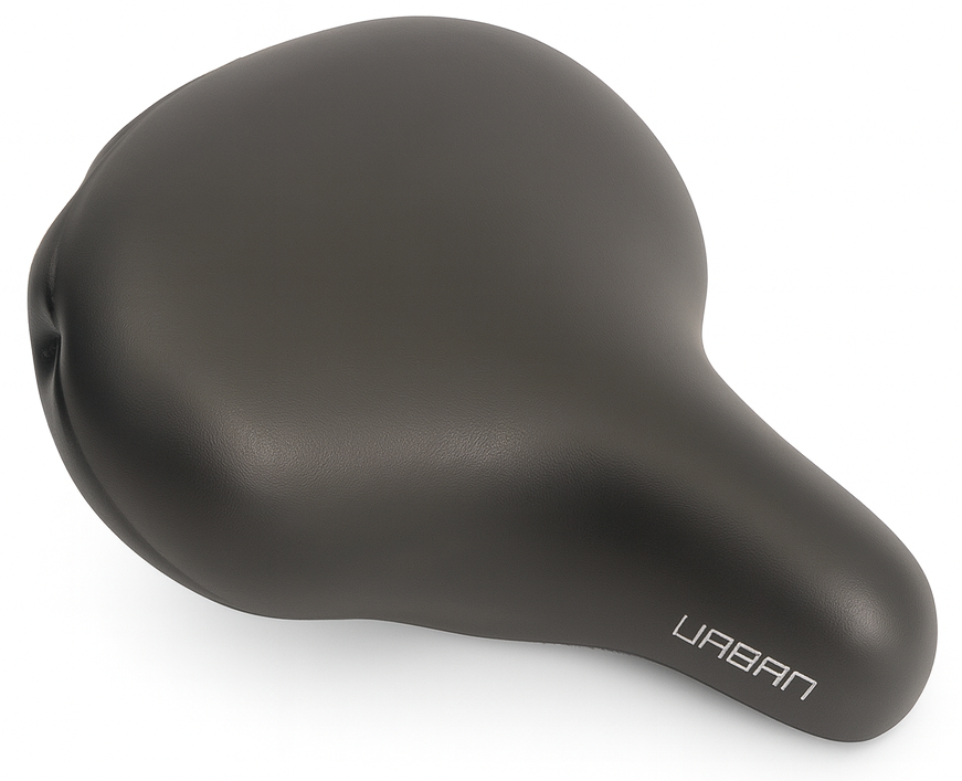 Fahrrad Sattel Urban XL - Schwarz (Arbeitsplatzverpackung)
