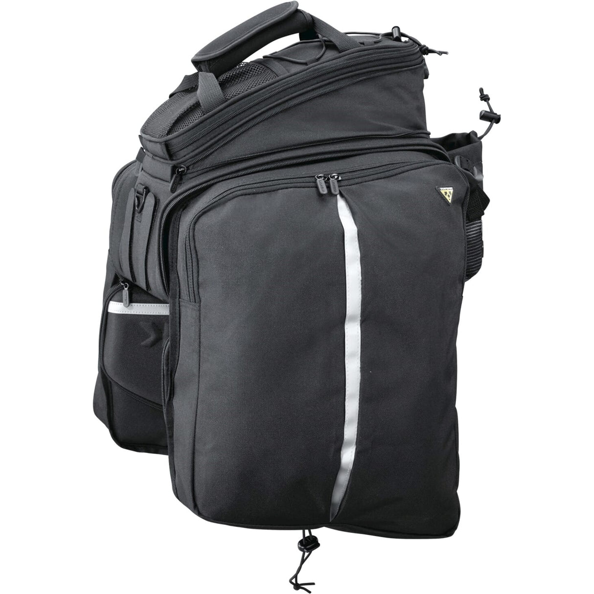 Topeak Dragertas MTS Trunkbag DXP Schwarz, 22,6 l, Klettverschluss, wasserfest, Flaschenhalter