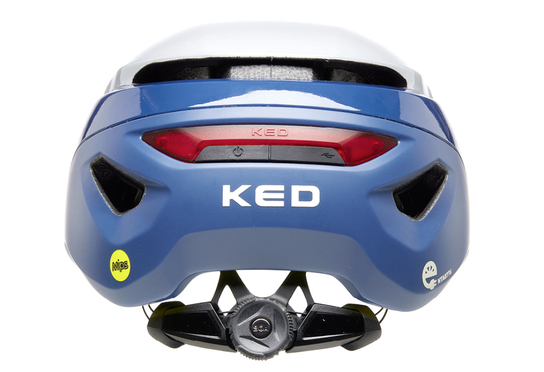Ked Fietshelm Mitro UE-1 M (52-58 cm) Blau Weiß