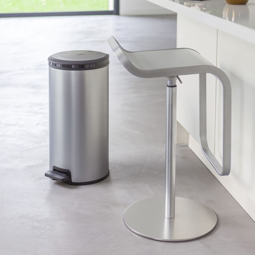 Curver Curver Pedal Bin Deco um 30 l Silberfarbe