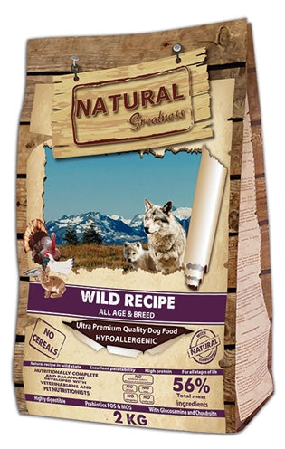 Natürliche Größe wildes Rezept