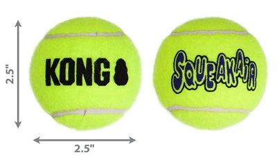 Kong Squeakair Tennisball Gelb mit Piepton