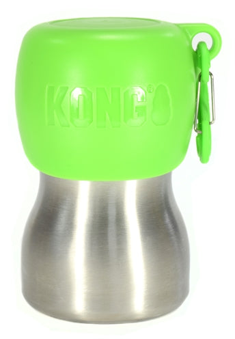 Kong H2O Trinkflasche Edelstahlgrün